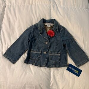 OshKosh B'gosh Denim Jacket with Red Flower